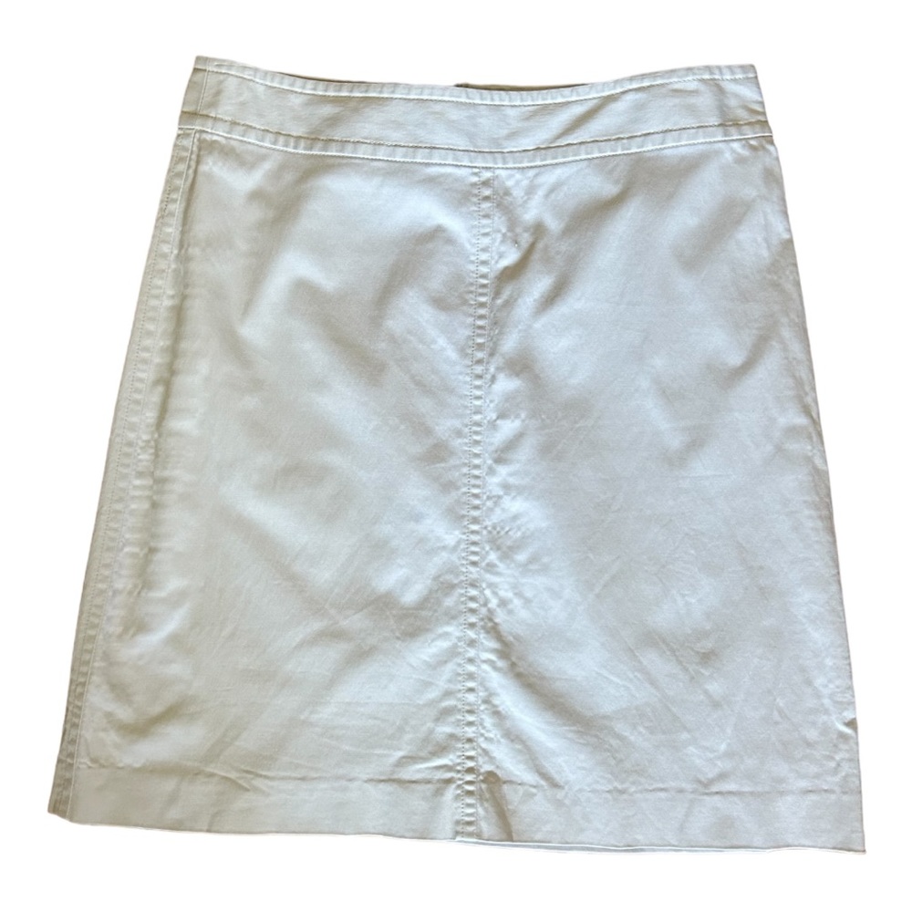Banana Republic size 8 midi skirt tan/cream
